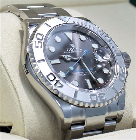 rolex rhodium yacht master 40mm|Rolex Yacht-Master 40 thickness.